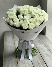 Букет 35 Белых роз в Мокшане