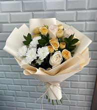 Букет цветов из:  Розы и Хризантемы в Мокшане