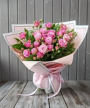 Букет Розовый кустик #REPLACE_PRED# Мокшане
