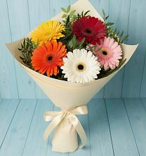 Букет цветов из:  Герберы в Мокшане