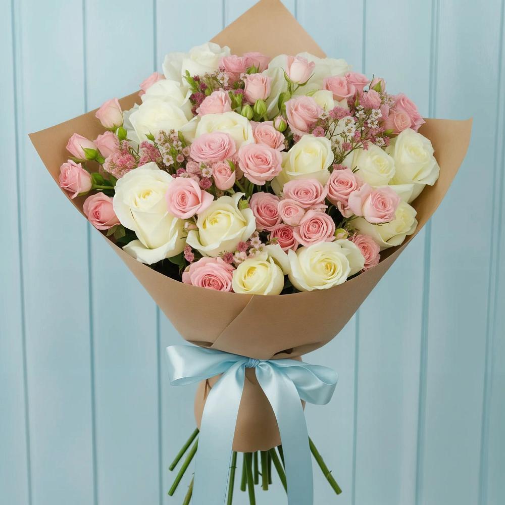 Букет цветов из: Розы в Мокшане