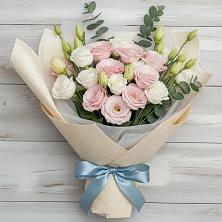 Букет цветов из:  Лизиантусы в Мокшане