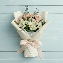 Букет цветов из:  Альстромерии в Мокшане
