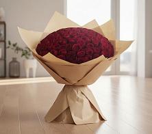 Букет 101 Красная роза в Мокшане