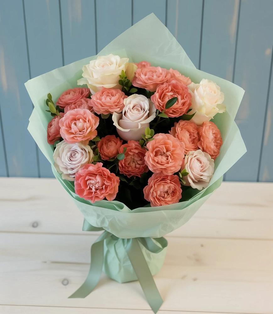 Букет цветов из: Розы в Мокшане