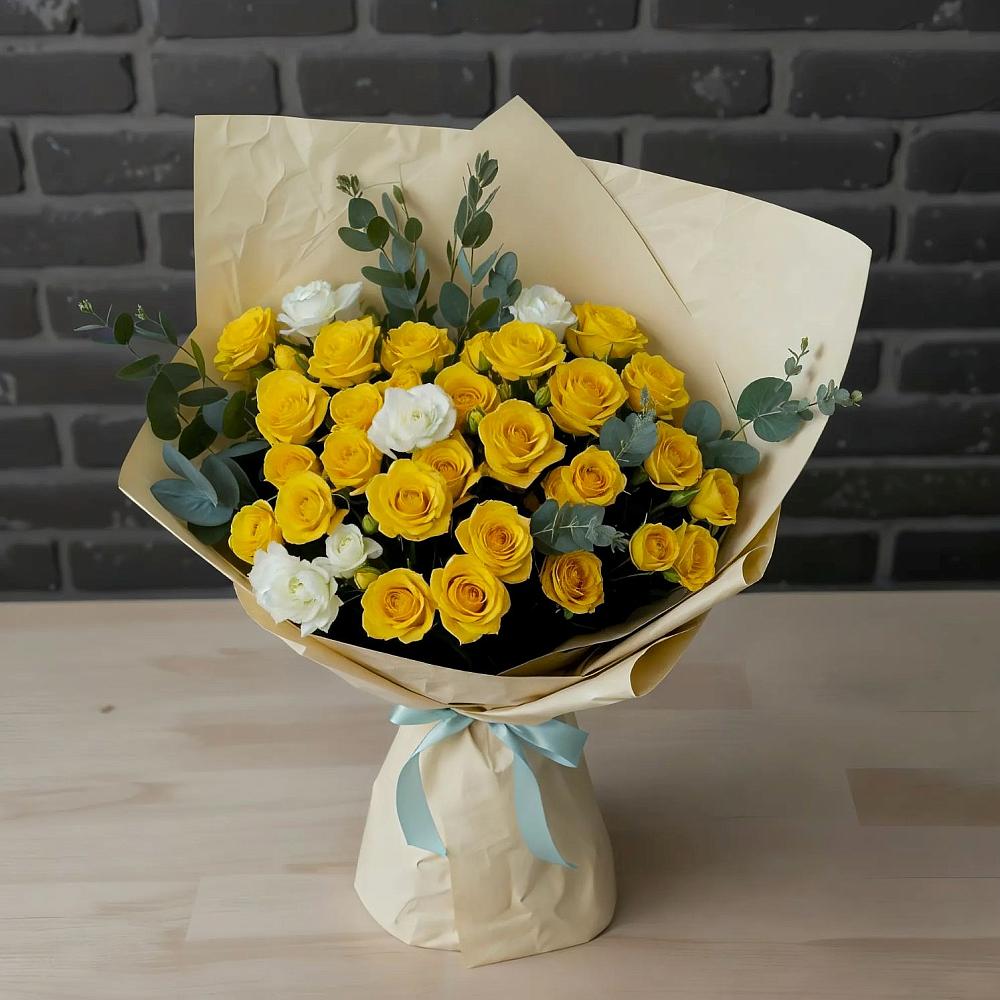 Букет цветов из: Розы в Мокшане