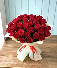 Букет 29 Красных роз в Мокшане