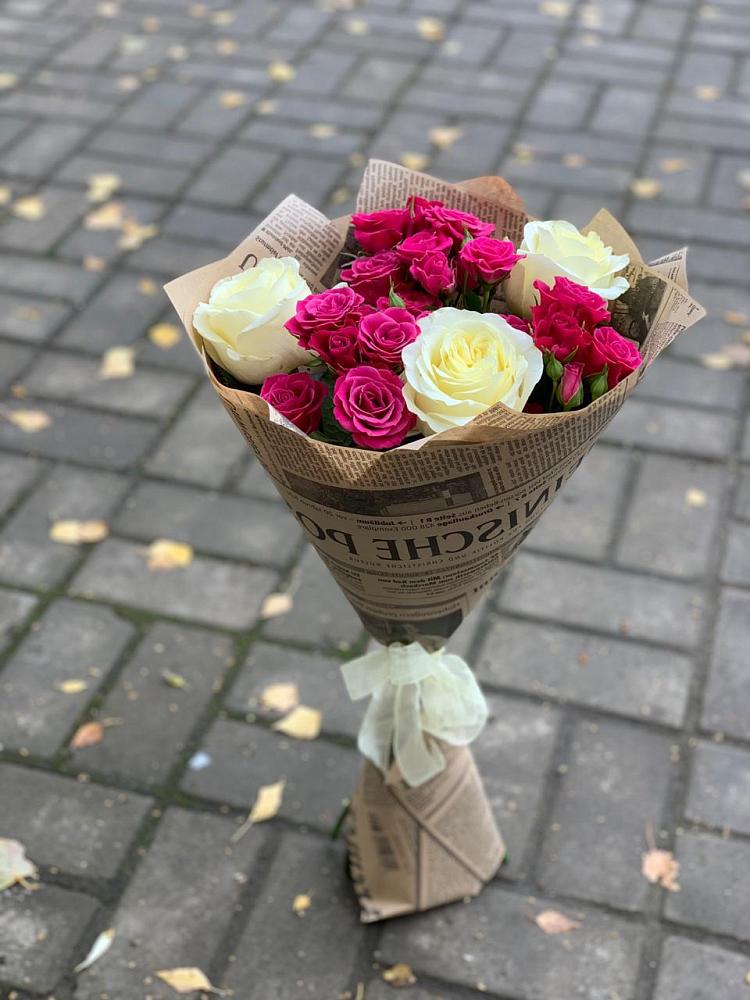 Букет цветов из: Розы в Мокшане
