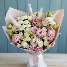 Букет цветов из:  Альстромерии и Розы в Мокшане