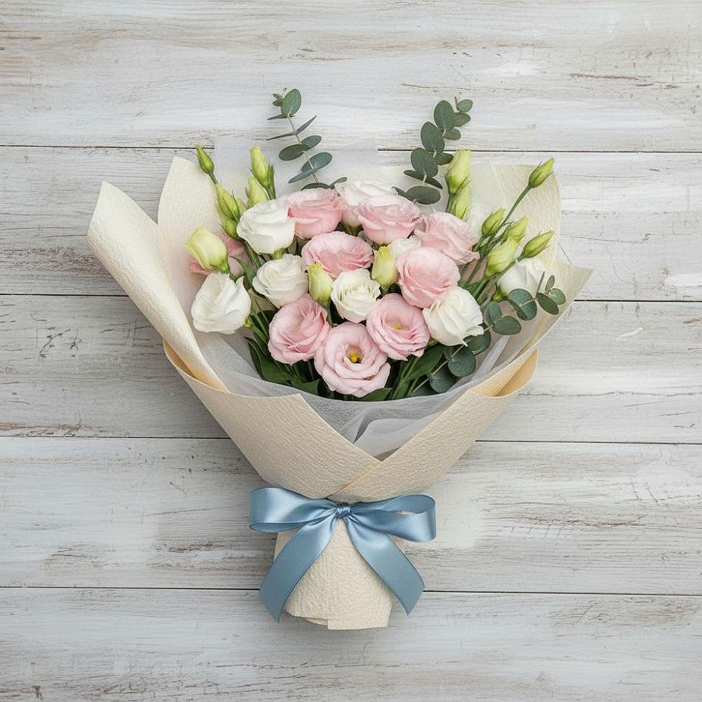 Букет цветов из: Лизиантусы в Мокшане